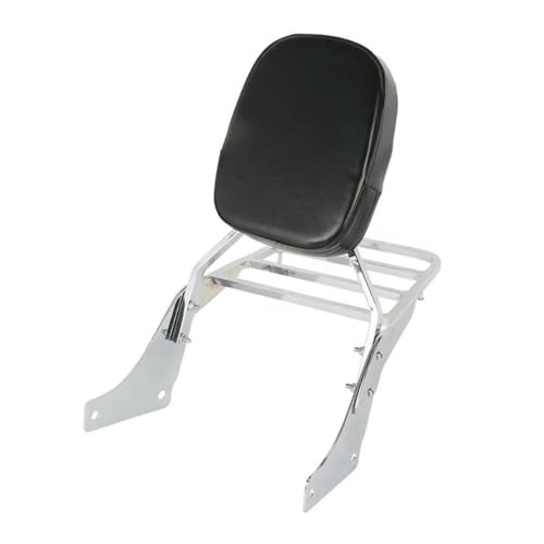 AEIOUPMMA Motorrad Sissy Bar Rückenlehnenset Gepäckträger Für Honda Shadow ACE VT1100 Sabre VT1100 von AEIOUPMMA