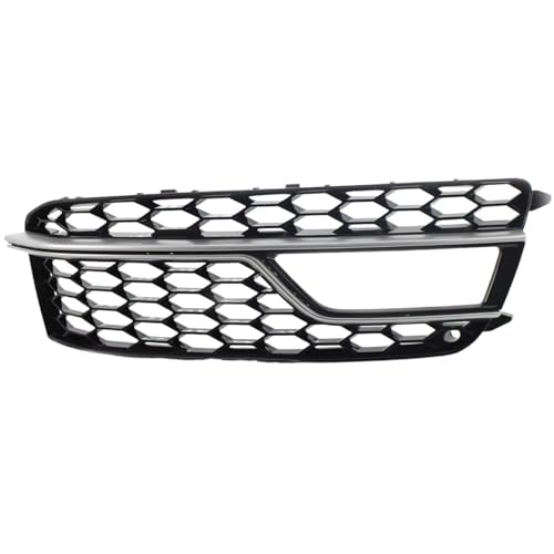 AEIOUPMMA Rechts Chrom Auto Front Stoßstange Mesh Nebel Licht Abdeckung Honeycomb Grill Grille Abdeckung Für Audi S5 A5 S-Lines 2013-2016 AEIOUPMMA Rechts Chrom Auto Front Stoßstange Mesh Nebel Licht Abdeckung Honeycomb Grill Grille Abdeckung Für Audi S5 A5 S-Lines 2013-2016 von AEIOUPMMA