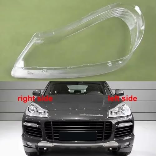AEIOUPMMA Scheinwerferglasabdeckung transparent für Porsche Cayenne 2007 2008 2009 2010 von AEIOUPMMA