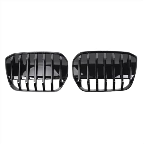 AEIOUPMMA Schwarz Front Stoßstange Niere Grill Lufteinlass Grille Auto Racing Gitter Für BMW G08 IX3 2020-2023 M von AEIOUPMMA