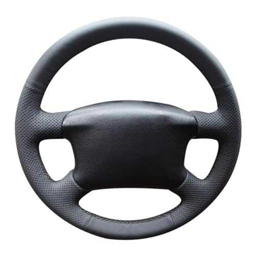 AEIOUPMMA Schwarzer Lenkradbezug aus Kunstleder für Volkswagen Passat B5 1996-2005 Golf 4 1998-2004 von AEIOUPMMA