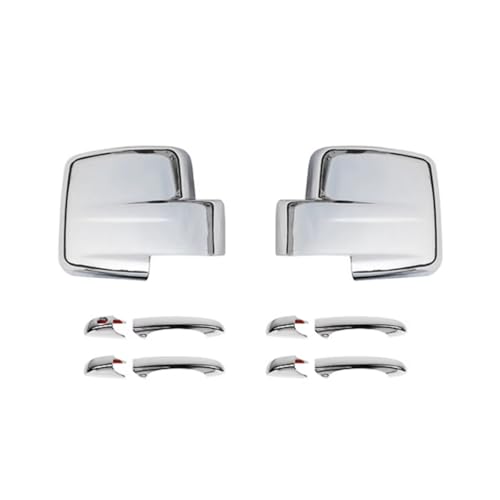 AEIOUPMMA Seitliche Rückspiegelabdeckung, Schalenverkleidung, Türgriffabdeckung, Dekoration Für Jeep Patriot 2011-2016 von AEIOUPMMA