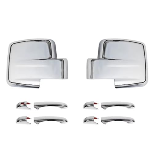 AEIOUPMMA Seitliche Rückspiegelabdeckung, Schalenverkleidung, Türgriffabdeckung, Dekoration Für Jeep Patriot 2011-2016 von AEIOUPMMA