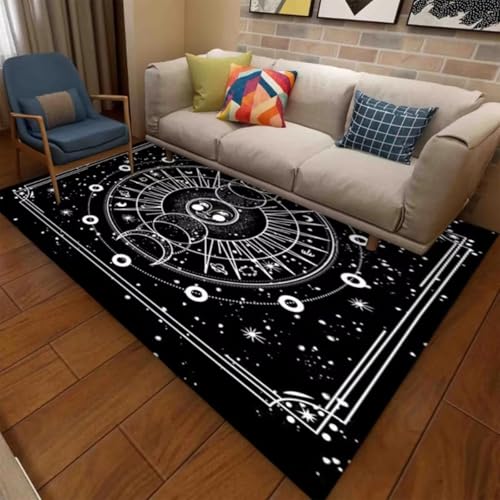 AEKDCL Böhmischer Himmlisch Teppich, 200 x 300 cm Teppich Wohnzimmer, Waschbar & rutschfest, Gästezimmerteppich Schlafzimmerteppich für Den Flur Im Wohnzimmer Büro Balkon AEKDCL Böhmischer Himmlisch Teppich, 200 x 300 cm Teppich Wohnzimmer, Waschbar & rutschfest, Gästezimmerteppich Schlafzimmerteppich für Den Flur Im Wohnzimmer Büro Balkon von AEKDCL
