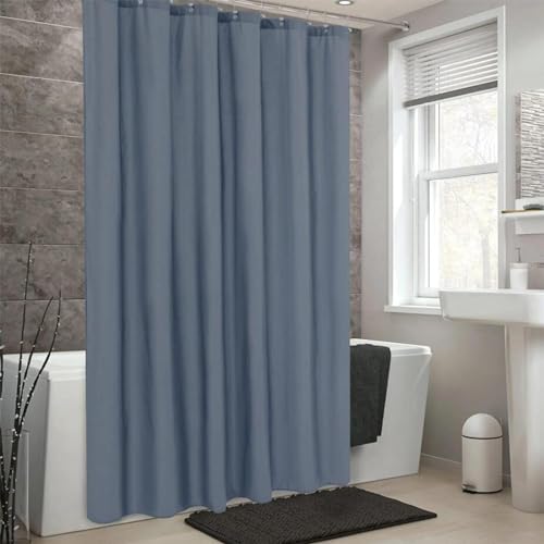 AEKDCL Duschvorhang Anti-schimmel Hellblau Vorhang für Badewanne Dusche aus Stoff Wasserdicht Waschbar Hochwertig Stoff Duschvorhang Badewanne inklusive Duschvorhanghaken 180x120cm/WxL AEKDCL Duschvorhang Anti-schimmel Hellblau Vorhang für Badewanne Dusche aus Stoff Wasserdicht Waschbar Hochwertig Stoff Duschvorhang Badewanne inklusive Duschvorhanghaken 180x120cm/WxL von AEKDCL