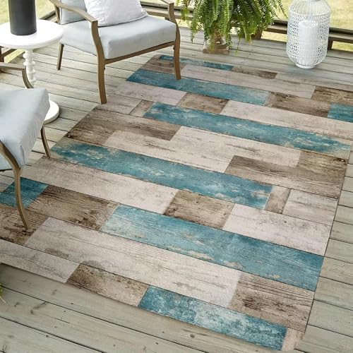 AEKDCL Unregelmäßiger Retro-Teppich für Wohnzimmer, B 140 × L 200 cm, maschinenwaschbar, weich, schmutzabweisend, Retro-Teppich, niedriger Flor, leichter Indoor-Teppich mit rutschfester Unterseite AEKDCL Unregelmäßiger Retro-Teppich für Wohnzimmer, B 140 × L 200 cm, maschinenwaschbar, weich, schmutzabweisend, Retro-Teppich, niedriger Flor, leichter Indoor-Teppich mit rutschfester Unterseite von AEKDCL