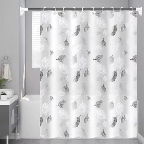 AEKDCL Wasserdicht Duschvorhänge aus Polyester Stoff Blätter Schimmelresistenter Duschvorhang Waschbarer Textil Duschvorhang in verschiedener Größe für Badezimmer Badewanne 100x190cm/39x75in(WxH) AEKDCL Wasserdicht Duschvorhänge aus Polyester Stoff Blätter Schimmelresistenter Duschvorhang Waschbarer Textil Duschvorhang in verschiedener Größe für Badezimmer Badewanne 100x190cm/39x75in(WxH) von AEKDCL