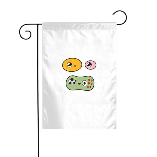 AEKGOHP Der blinkende kleine Sir druckt Gartenflaggenmast für den Innenhof, doppelseitig, 30,5 x 45,7 cm von AEKGOHP