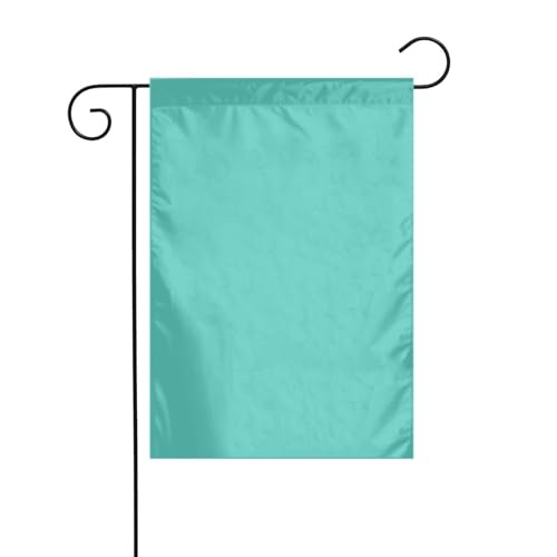 AEKGOHP Gartenflaggenmast mit hellblauen Drucken, doppelseitig, 30,5 x 45,7 cm von AEKGOHP