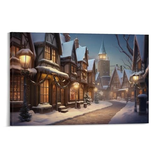 AEMYSKA Country Street Wandkunst für Wohnzimmer, moderne westliche Architektur, Straßenlaternen, Gemälde auf Leinwand, Wandkunst, Poster für Heimdekorationen, Wanddekoration, 40 x 60 cm (B x L) AEMYSKA Country Street Wandkunst für Wohnzimmer, moderne westliche Architektur, Straßenlaternen, Gemälde auf Leinwand, Wandkunst, Poster für Heimdekorationen, Wanddekoration, 40 x 60 cm (B x L) von AEMYSKA