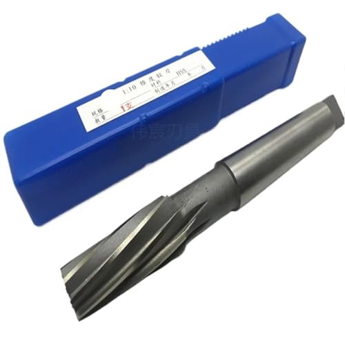 1: 10 Spiralnut-HSS-Kegelreibahle 8–46 mm, for Schneiden und Schleifen von Löchern in Werkzeugmaschinen(Model 34) von AEPBTMQ