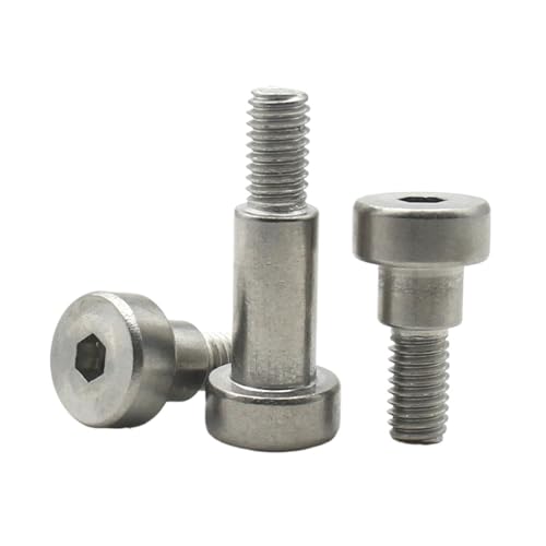 1/2/ 5/10/25pcs Stainless Steel M2 M2.5 M3 M4 M5 M6 M8 M10 Hex Hexagon Socket Head Roller Bearing Shoulder Screw Bolt ﻿(14mm,D3x M2.5 (25pcs)) von AEPOCV