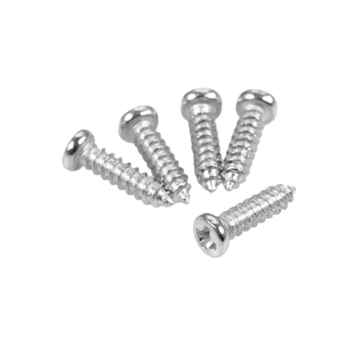 100pcs M2.3 M2.6 M3 Self Tapping Wood Screws Round Screw Stainless Steel Cross Pan Head Screws 6/8/10/12mm(M 3 x8mm) von AEPOCV