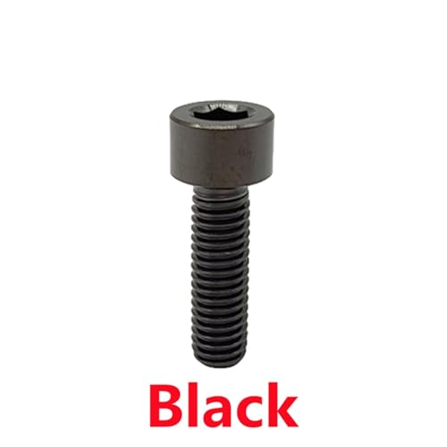 5 Stück GR5 Titanlegierung Ti Bolzen M3 M4 M5 M6 M8 Allen Innensechskant Käse Zylinderkopfschraube For Fahrrad Headset Bremse(Black,M6x18mm (5PCS)) von AEPOCV