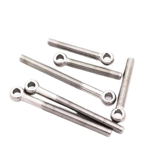 M5 M6 M8 M10 M12 M14 M16 GB798 304 A2-70 Stainless Steel Loop Circle Hole Bolt Ring Eye Screw Eyebolt Eyescrew Metric Thread(75mm,M14 1pc) von AEPOCV