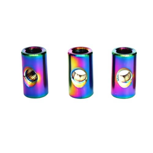 M5 M6 Titanium Alloy Barrel Nut For Bicycle Seat Post(Golden,M5 15.5x8.5mm HxD) von AEPOCV