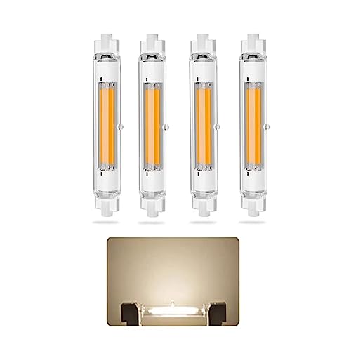 AEPOYU R7S LED 118mm Dimmbar Glühbirne, R7S LED COB 118mm 30W birne Lampen Ersetzt R7S 200W 300W Halogen Leuchtmittel, Neutralweiß 4000K, 3000LM, 360-Grad-Licht, Kein Flackern, 4PCS von AEPOYU