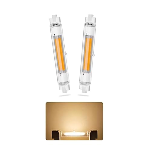 AEPOYU R7S LED 78mm Dimmbar Lampen, LED R7S Leuchtmittel 78mm Birne Glühbirne 15W, Warmweiß 2700k, R7S LED Bulbs Ersetzt 150W Halogen Leuchtmittel 2er Pack von AEPOYU