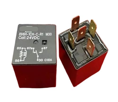1 STÜCK 896H-1CH-C-R1 M30 24 VDC (V4-1C-24 V) Relais 5-polig; Relaissockel(896H-1CH-C-R1 24V) von AEPQBGQJ