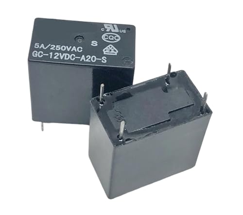 1 STÜCK GC-12VDC-A20-S (32F-1A-12V-5A) Relais 4-polig von AEPQBGQJ