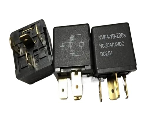 1 STÜCK NVF4-1B-Z30a DC12V; NVF4-1B-Z30a DC24V; (V4-1B-12V/24V-30A) Relais 4-polig; Relaissockel(NVF4-1B-Z30a DC24V) von AEPQBGQJ