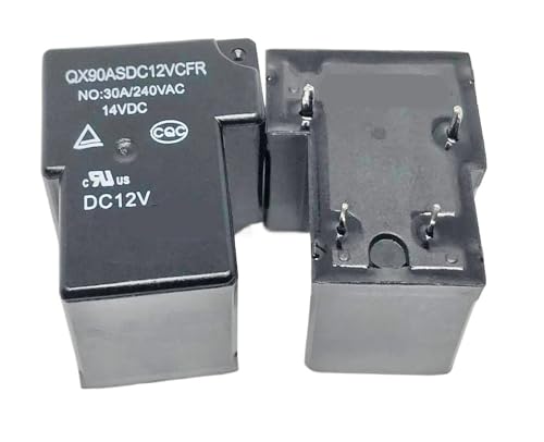 1 STÜCK QX90ASDC24VCFR; QX90ASDC12VSFR; QX90ASDC12VCFR; (T90-1A-4P-12V/24V-30A) Relais 4-polig(QX90ASDC12VCFR) von AEPQBGQJ