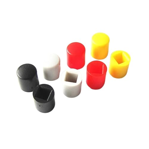 10 Stück/Charge A20 Druckknopfschalterkappe großes Loch kleiner Mikroschalter(Black x 10pcs) von AEPQBGQJ