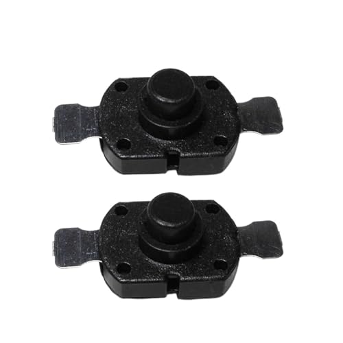 2 Teile/los Häufig verwendete C8 langlebige LED-Taschenlampe Schalter Teile Taschenlampe Knopfschalter Knopfschalter(2pcs double short) von AEPQBGQJ