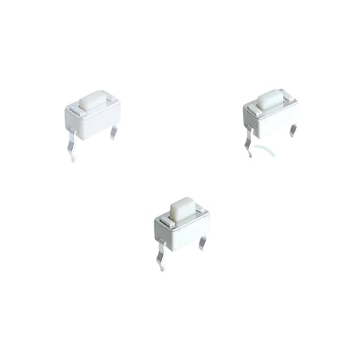 5PCS 3 * 6 * 4,3/4,5/5/ 7/ 8mm LCD touch schalter 2 pin feine aktion 2 pin taste EIN AUS 3X6mm(White,Height 4.3mm x10PCS) von AEPQBGQJ