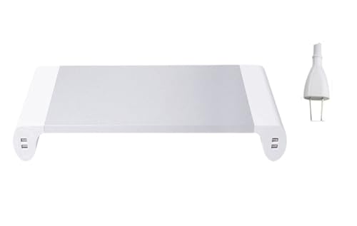 AEPQBGQJ Aluminium-Desktop-Monitor-Laptop-Ständer, Leertaste, rutschfester Desktop-Ständer(With AU) von AEPQBGQJ