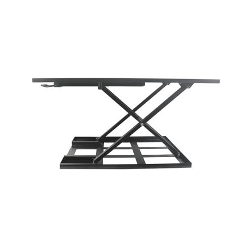 AEPQBGQJ MD01 komplett montierter, leicht anhebbarer, höhenverstellbarer Laptop-Schreibtisch 81 x 56 cm, Monitorständer, Schreibtischerhöhung von AEPQBGQJ