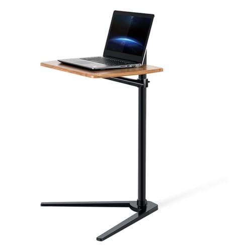 Abnehmbarer UP-8T Aluminium 7-20 Zoll Laptop-Bodenständer, höhenverstellbarer Nachttisch, Laptop-Sofatisch, geeignet for Laptop-Couchtisch(12.5 * 32mm) von AEPQBGQJ