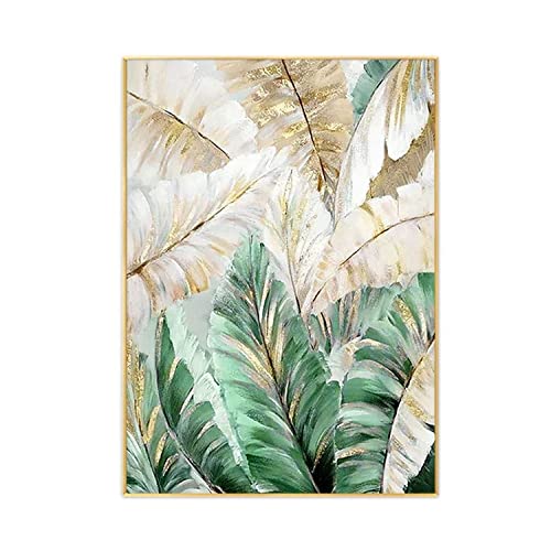 Handgemalte Acryl Gemälde Auf Leinwand,Handgemalte Originale Rahmenlose Strukturierte Kunstwerke Originale Bananenblätter Landschaftsölgemälde Moderne Abstrakte Extra Große Wandkunst Wohnk Handgemalte Acryl Gemälde Auf Leinwand,Handgemalte Originale Rahmenlose Strukturierte Kunstwerke Originale Bananenblätter Landschaftsölgemälde Moderne Abstrakte Extra Große Wandkunst Wohnk von AERK