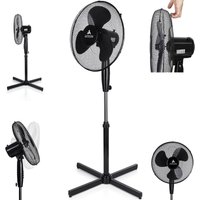 Aerson - Standventilator Ventilator Windmaschine Luftkühler Oszillierend 50W Schwarz von AERSON