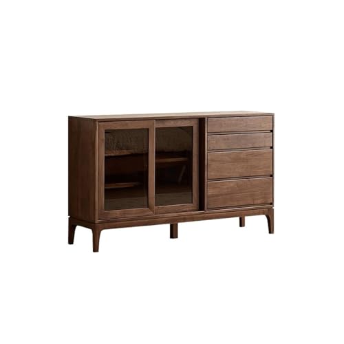 AERTSDFGT Modernes Buffet-Schrank 150x40x90cm Nussbaum-Aufbewahrungstisch for den Eingangsbereich, Aufbewahrungsmöbel for kleine Wohnzimmer, geeignet for Küche und Esszimmer Vitrinenschränke AERTSDFGT Modernes Buffet-Schrank 150x40x90cm Nussbaum-Aufbewahrungstisch for den Eingangsbereich, Aufbewahrungsmöbel for kleine Wohnzimmer, geeignet for Küche und Esszimmer Vitrinenschränke von AERTSDFGT