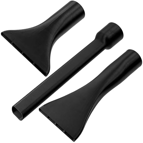 AERZETIX – 3-teiliges Saugdüsenset für Staubsaugerschläuche mit Ø35 mm aus schwarzem Kunststoff, geeignet für schwer zugängliche Bereiche von AERZETIX