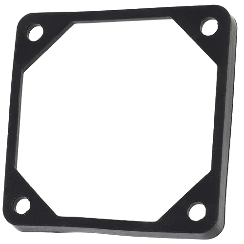 AERZETIX - C15157 - Anti-Vibrationsdichtung für Lüfter Ventilator computer PC 60 x 60 mm - aus silikon/gummi - farbe schwarz von AERZETIX