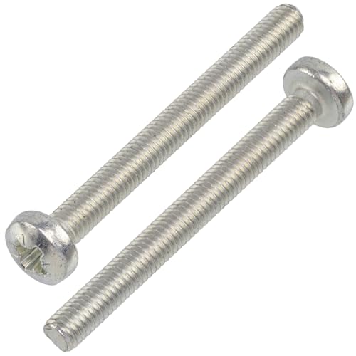 AERZETIX - C18039 - Satz von 20 Metallschrauben mit zylindrischem Kopf M3x30 mm mit PZ1-schlitz metrisches gewinde - aus stahl - silberfarben von AERZETIX