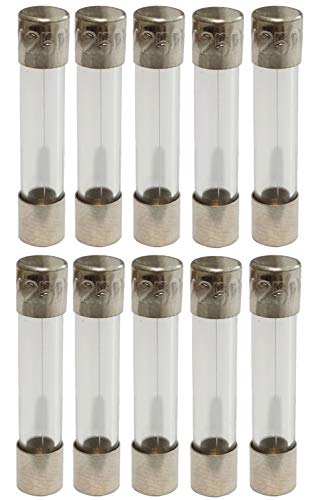 AERZETIX - C42393-10 x Glassicherungen - halb-verzögert - Glas - 2.5cm - 1A 1000mA 250VAC - 5x25mm von AERZETIX