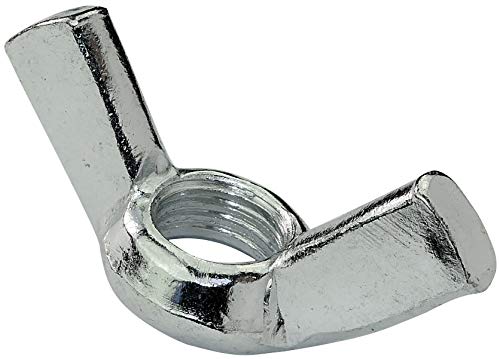 AERZETIX - C45461 - Satz mit 5 - Flügel/Flügelmuttern - Schmetterlingsmuttern - verzinkter Stahl - Metrisches Innengewinde M16 - DIY - Farbe Silber von AERZETIX