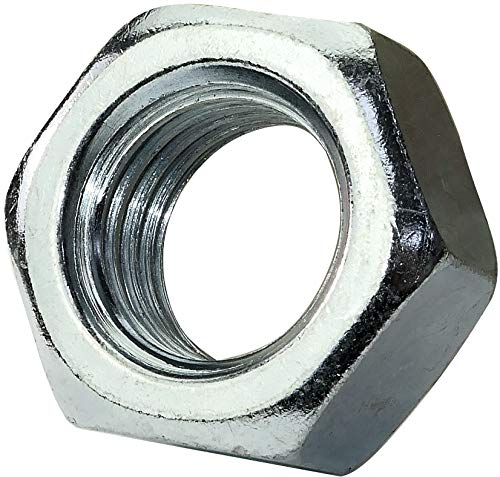AERZETIX - C45722 - Packung mit 5 Sechskantmuttern/6 Punkt - Metallteile/Ersatz/Anziehen/Montage - Verzinkter Stahl 8.8 - M24 metrisches Innengewinde - DIY - DIN 934 - Farbe Silber von AERZETIX