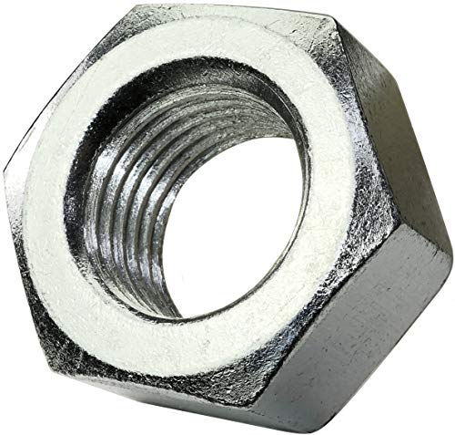 AERZETIX - C45726 - Packung mit 5 Sechskantmuttern/6 Punkt - Metallteile/Ersatz/Anziehen/Montage - Verzinkter Stahl 8.8 - M36 metrisches Innengewinde - DIY - DIN 934 - Farbe Silber von AERZETIX