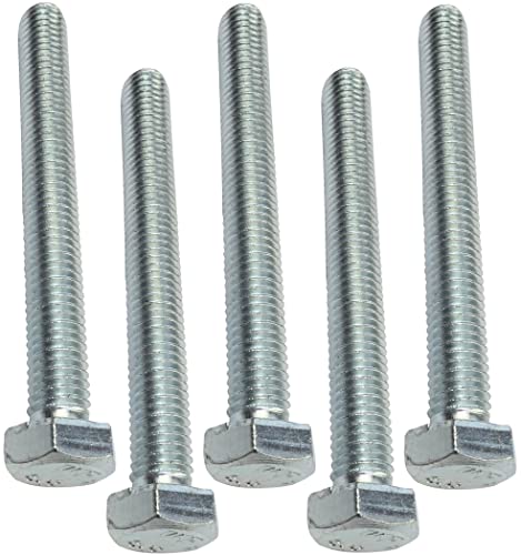 AERZETIX - C47331 - Satz von 5 stück - bolzen schrauben sechskantschrauben M8x70 - mit sechskantkopf - Ø8x70mm - DIN 933 - klasse 8.8 - aus verzinktem stahl - heimwerken - montagewerkzeug eisenwaren von AERZETIX