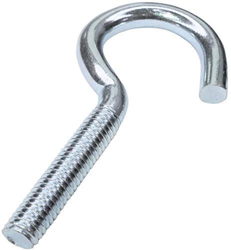AERZETIX - C47836 - Satz von 10 stück - schraubhaken - hakenschraube - M6x60 - Ø6x60mm - aus verzinktem stahl - heimwerker - montagewerkzeug eisenwaren AERZETIX - C47836 - Satz von 10 stück - schraubhaken - hakenschraube - M6x60 - Ø6x60mm - aus verzinktem stahl - heimwerker - montagewerkzeug eisenwaren von AERZETIX