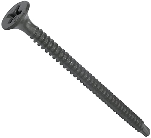 AERZETIX - C48413 - Satz von 100 Selbstbohrende schrauben schnellbauschrauben für gipskartonplatten Ø3.5x55mm - senkkopf trompetenkopf - kreuzschlitz - DIN 18182 - aus geschwärztem stahl AERZETIX - C48413 - Satz von 100 Selbstbohrende schrauben schnellbauschrauben für gipskartonplatten Ø3.5x55mm - senkkopf trompetenkopf - kreuzschlitz - DIN 18182 - aus geschwärztem stahl von AERZETIX