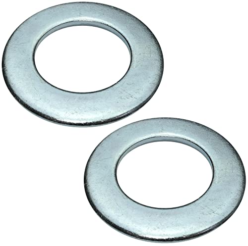 AERZETIX - C49144 - Satz von 2 Unterlegscheiben flach breiter - beilagscheiben - M33 Ø59mm H5mm - aus verzinktem stahl - DIN 125 - für holzkonstruktionen AERZETIX - C49144 - Satz von 2 Unterlegscheiben flach breiter - beilagscheiben - M33 Ø59mm H5mm - aus verzinktem stahl - DIN 125 - für holzkonstruktionen von AERZETIX