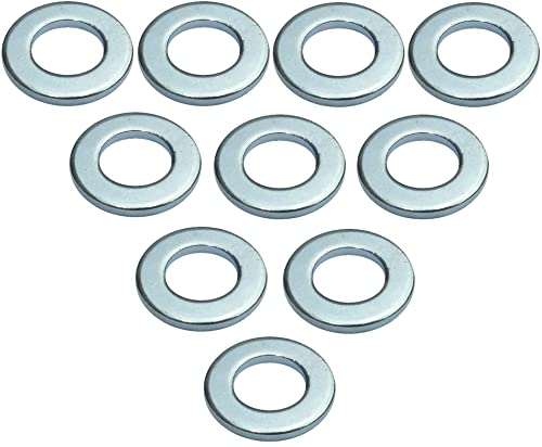 AERZETIX - C49254 - Satz von 10 Unterlegscheiben flach breiter - beilagscheiben - M7 Ø14mm H 1.5mm - aus verzinktem stahl - DIN 125 - für holzkonstruktionen von AERZETIX