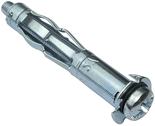 AERZETIX - C49950 - Satz von 25 - Spreizdübel - hohlraumdübel - Ø12x65mm - für hohlkörper gipsplatte - mit schraube M6x72mm - für trockenbau befestigun von AERZETIX