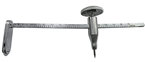 AERZETIX - C50013 - Kreisschneider Verstellbarer Kompass für Trockenbau - 30-400mm - Ausschnitt Durchgang von Steckdosen im Trockenbau - kreisförmige Anreißwerkzeuge für Gipskartonplatten/Holz von AERZETIX