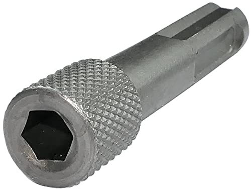 AERZETIX - C50033 - Bithalter Adapter - SDS-Plus 6.35mm (1/4'') - Länge 60mm für Bohrer/Schraubendreher - aus Stahl von AERZETIX